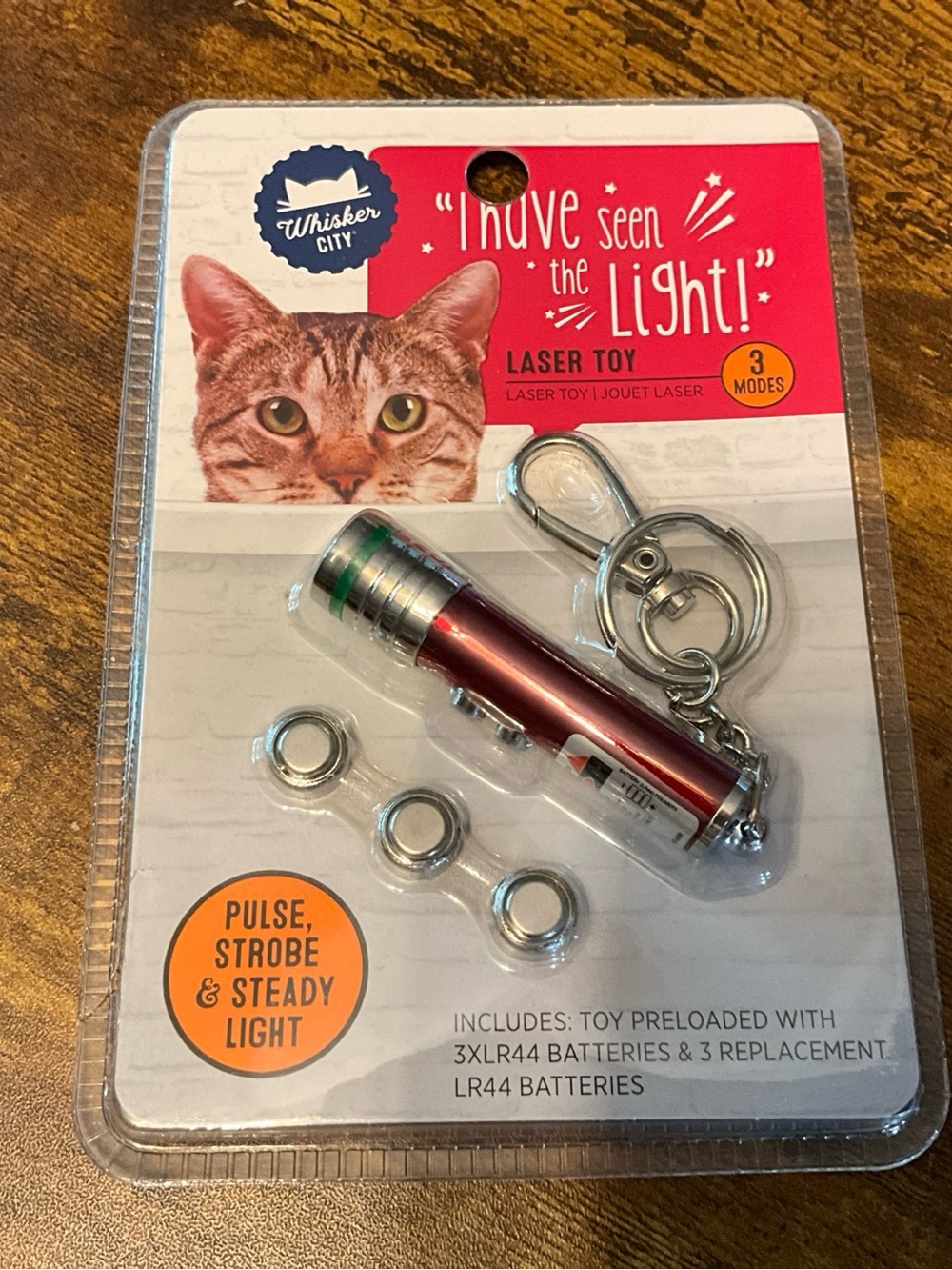 PACK OF 2 Whisker City “Ive Seen the Light” Laser Toys